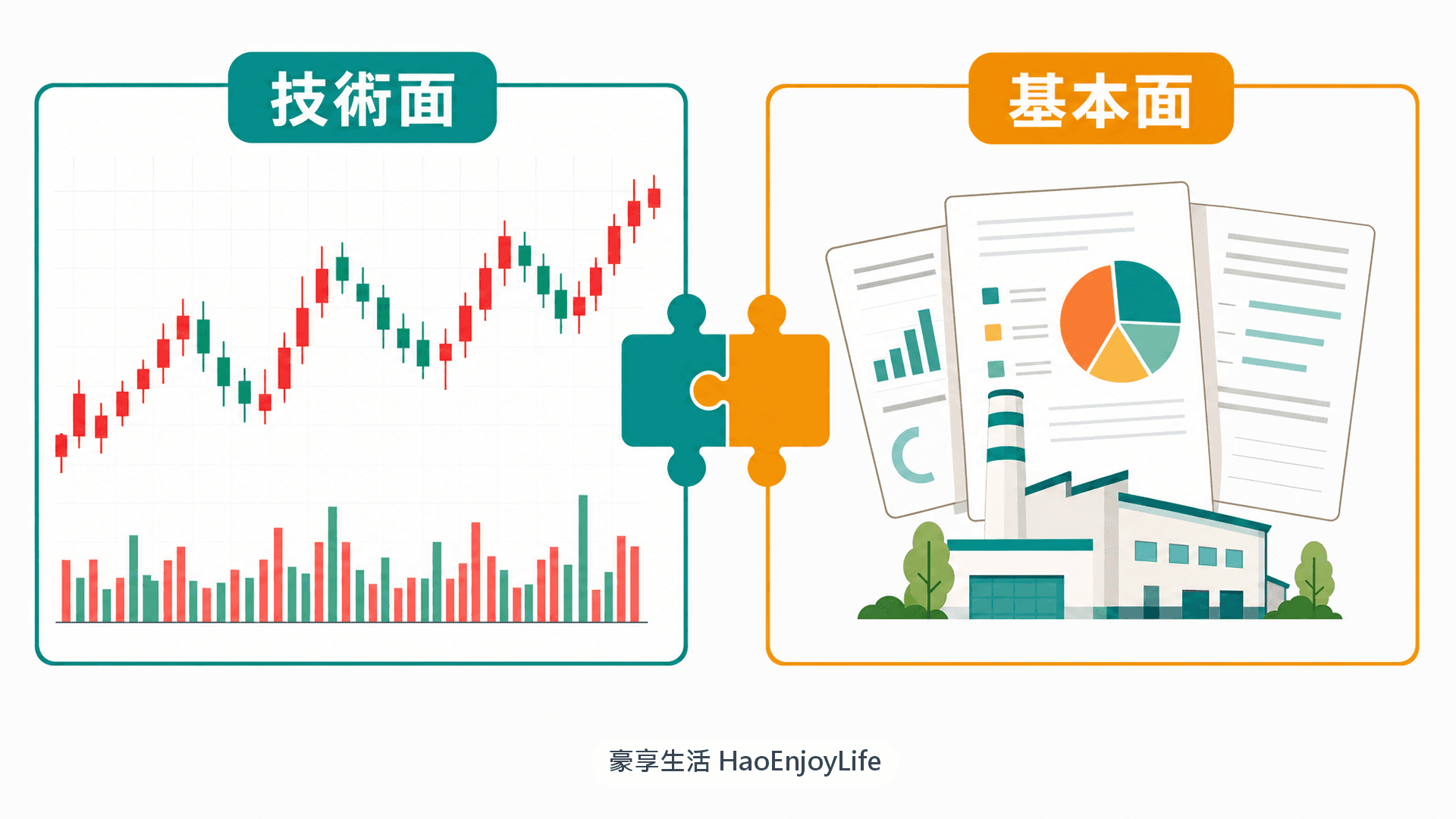 技術面與基本面的分工:技術面看價格與成交量,基本面看財報與產業
